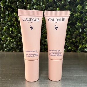 Caudalie Pink Resveratrol-Lift Eye Gel Cream Tubes (Set of 2) 5ml/each